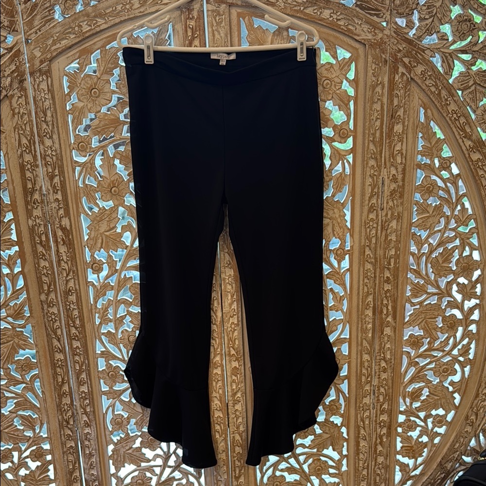 Lucy Paris Black Flared Pants